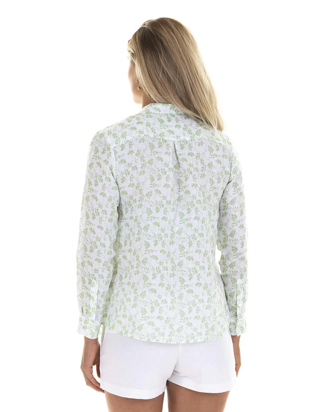 Linen Shirt FLAMBOYANT FLOWER - Image 5