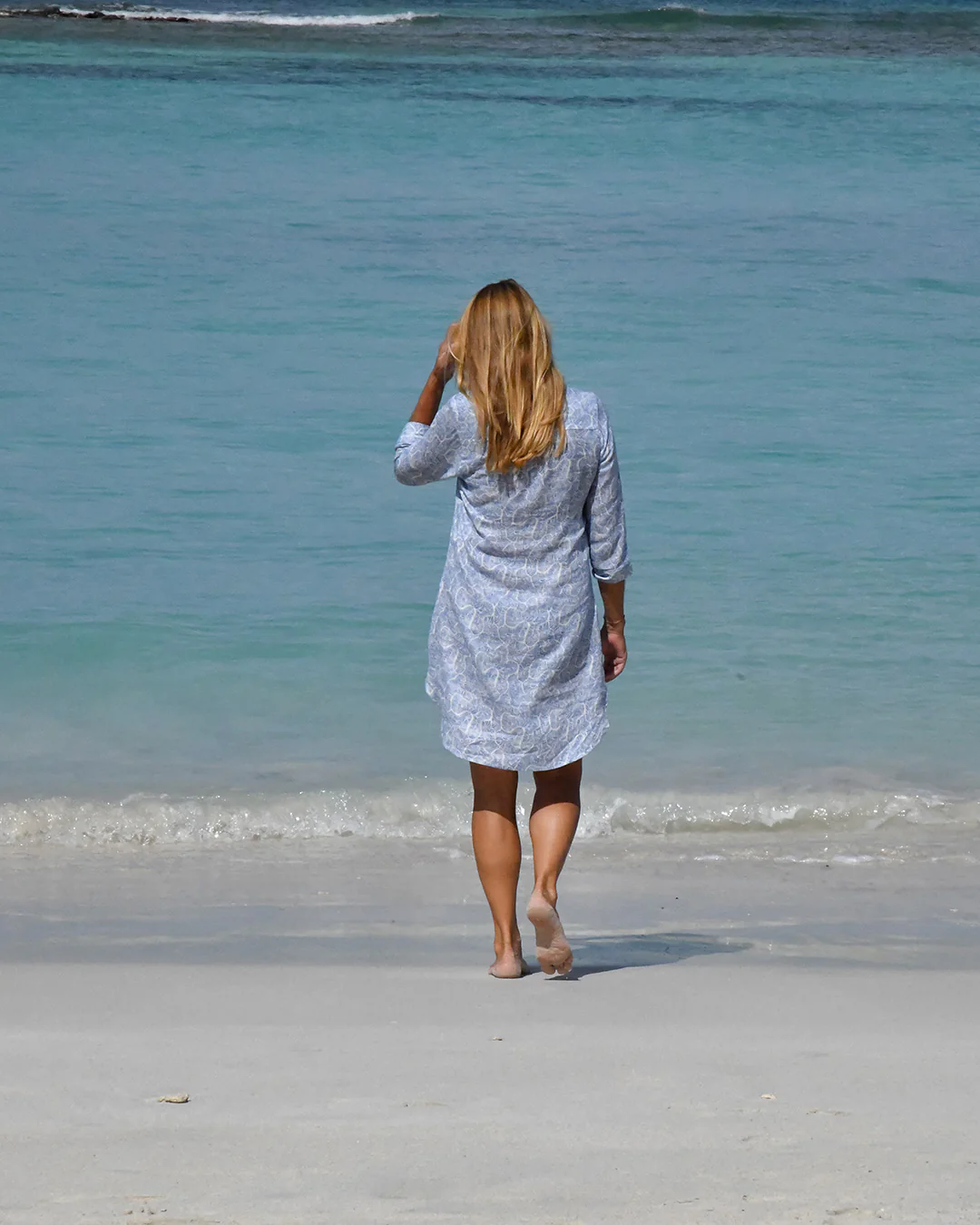 Linen Decima Dress CORAL STONE - Image 6