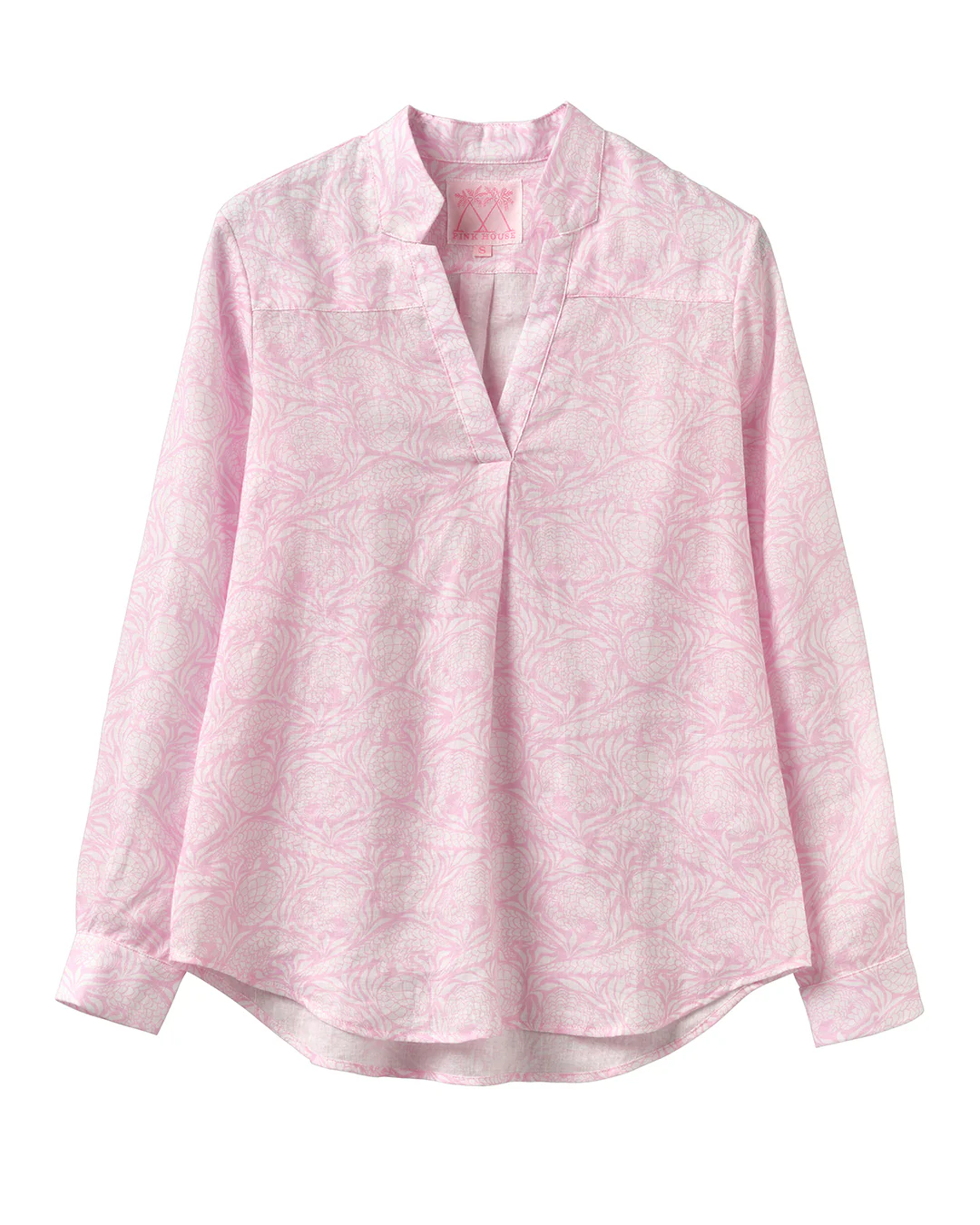 Linen Kim Shirt PANGOLIN