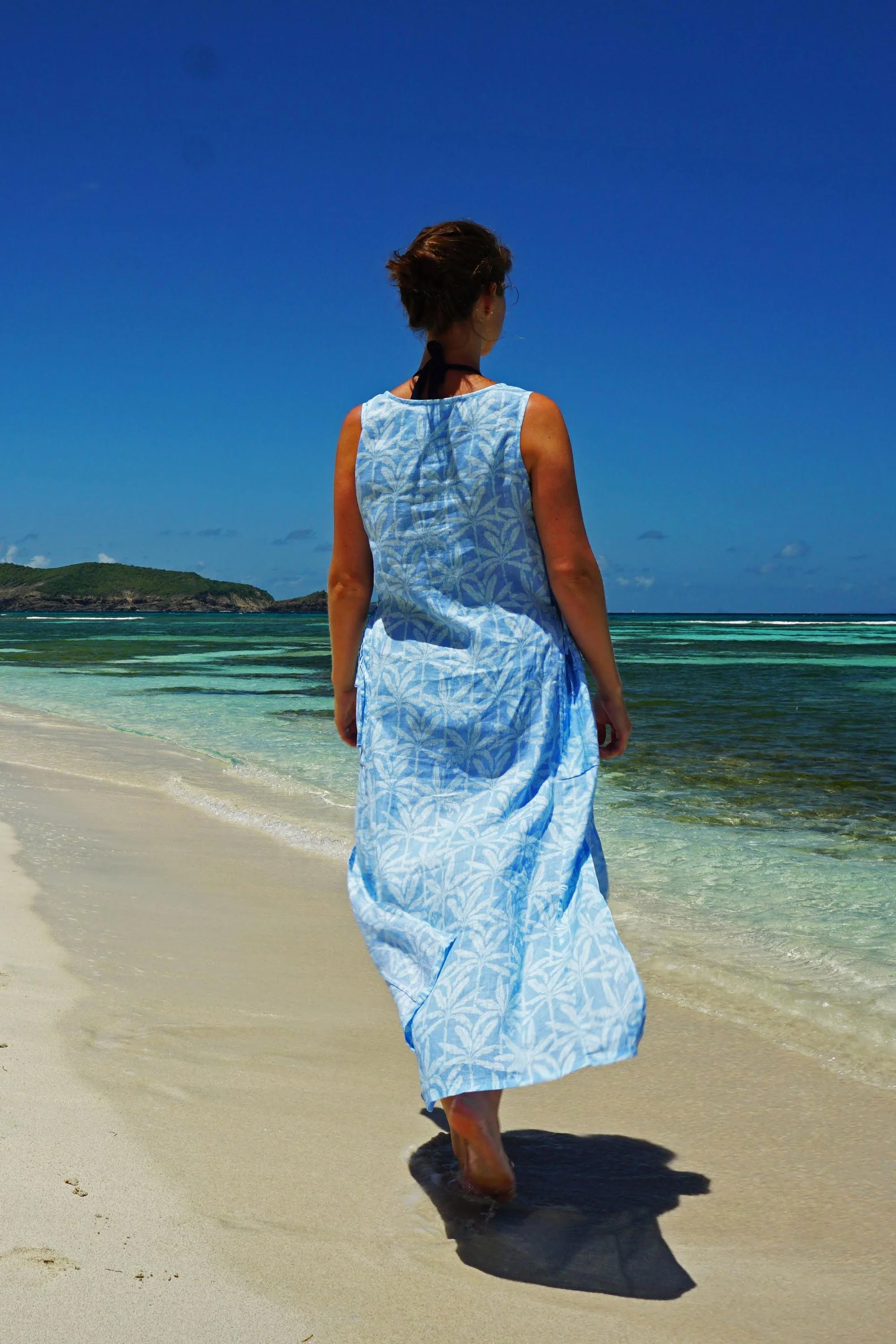 Linen Sun Dress BANANA TREE - Image 5