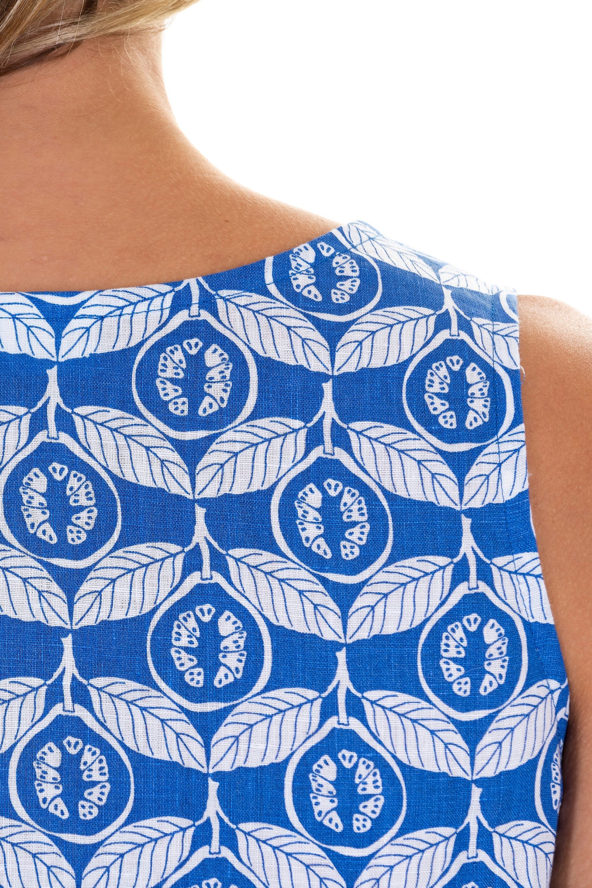 Linen Sun Dress GUAVA - Image 8
