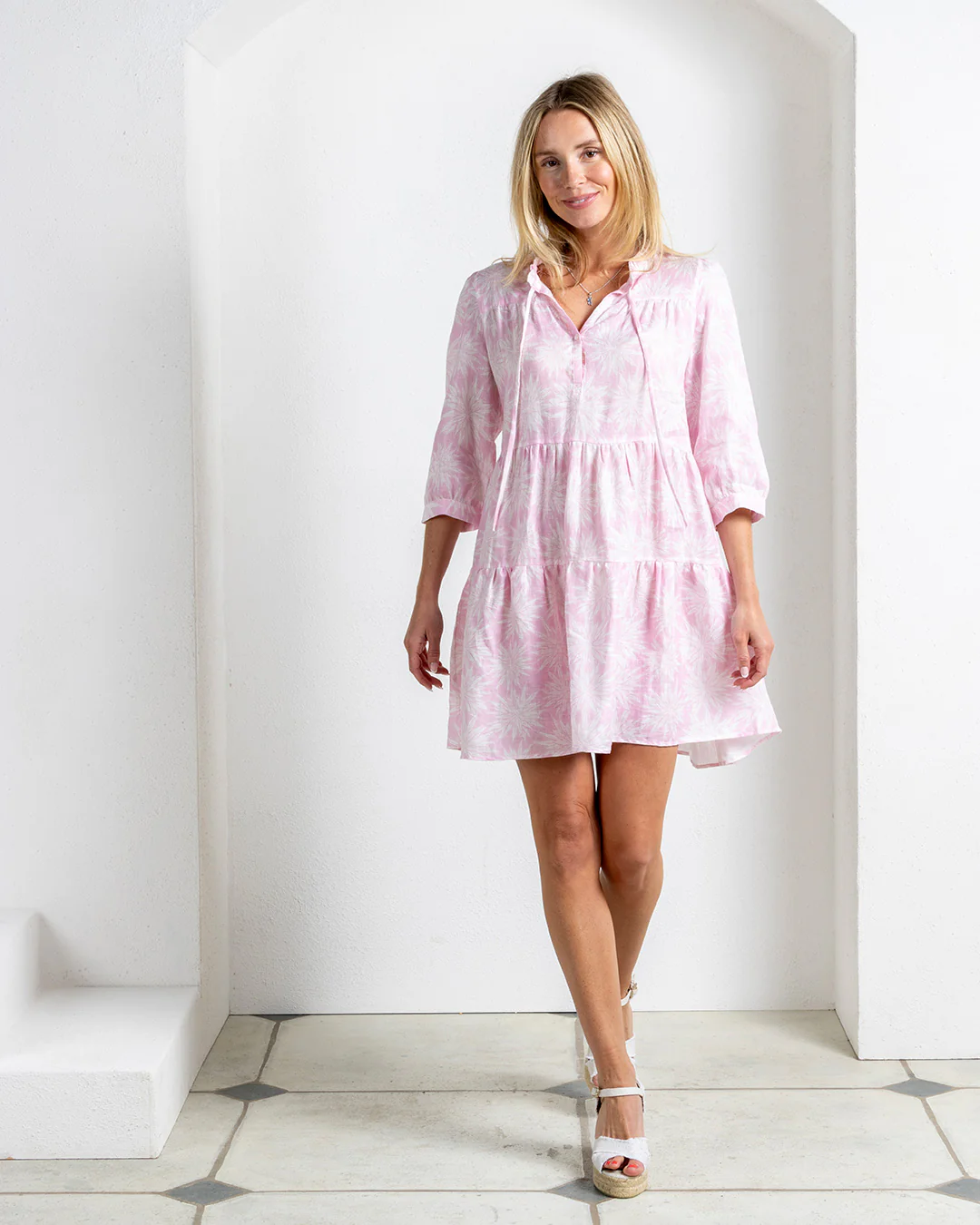 Linen Amy Dress AGAVE - Image 9